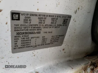 2016 Chevrolet Silverado 1500 LTZ with VIN 3GCUKSEC6GG261665, listed as a Copart auction lot 72859773 with Not Provided miles and Salvage Title. Bid and sale history available at carsss.com. Image 13.
