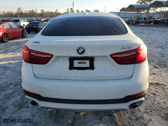 2016 BMW X6 xDrive35i with VIN 5UXKU2C57G0N78461, listed as a Copart auction lot 43615805 with 137,310 mi miles and Salvage Title. Bid and sale history available at carsss.com. Image 6.