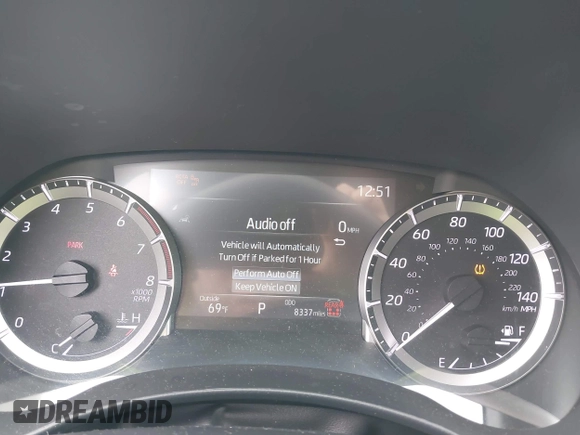 2024 Toyota Highlander LE with VIN 5TDKDRBH6RS532755, listed as a IAAI auction lot 42368462 with 8,337 mi miles and . Bid and sale history available at DreamBid. Image 7.