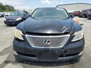 2008 Lexus LS 460 with VIN JTHBL46F385060578, listed as a Copart auction lot 55403235 with 321,933 mi miles and Salvage title. Bid and sale history available at DreamBid. Image 5.