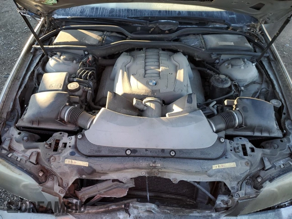 2006 BMW 7 Series 750i with VIN WBAHL83596DT03728, listed as a Copart auction lot 87855795 with 127,513 mi miles and Salvage title. Bid and sale history available at DreamBid. Image 11.