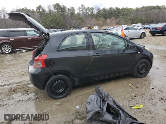 2008 Toyota Yaris with VIN JTDJT923685206123, listed as a Copart auction lot 46846695 with 307,585 mi miles and Salvage Title. Bid and sale history available at DreamBid. Image 3.