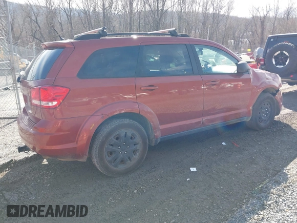 2014 Dodge Journey SE with VIN 3C4PDCAB8ET277669, listed as a IAAI auction lot 41542587 with 158,005 mi miles. Bid and sale history available at carsss.com. Image 4.