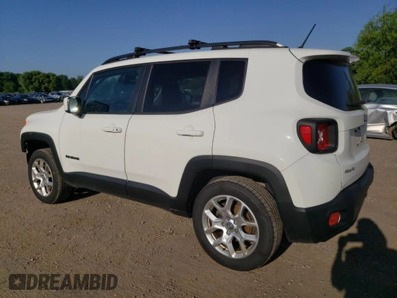 2017 Jeep Renegade Altitude with VIN ZACCJBBB0HPG49887, listed as a Copart auction lot 61934545 with 118,057 mi miles and Salvage title. Bid and sale history available at DreamBid. Image 2.