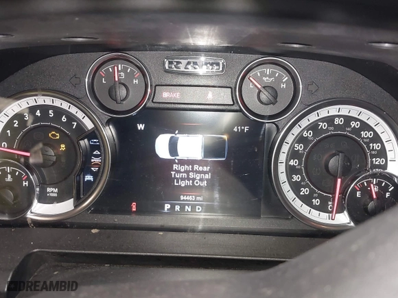 2017 Ram 1500 Big Horn with VIN 3C6RR7LT3HG618309, listed as a IAAI auction lot 41564357 with 94,463 mi miles. Bid and sale history available at carsss.com. Image 7.