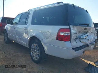 2011 Ford Expedition EL Limited with VIN 1FMJK2A52BEF08377, listed as a IAAI auction lot 41908751 with 169,270 mi miles. Bid and sale history available at carsss.com. Image 3.