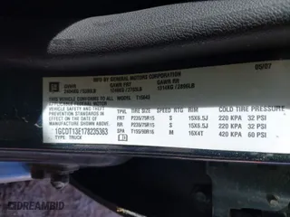 2007 Chevrolet Colorado LT w/1LT with VIN 1GCDT13E178235363, listed as a IAAI auction lot 41755454 with 75,153 mi miles. Bid and sale history available at carsss.com. Image 9.
