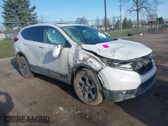 2019 Honda CR-V EX-L with VIN 2HKRW2H82KH660817, listed as a IAAI auction lot 41958569 with 57,370 mi miles. Bid and sale history available at carsss.com. Image 1.