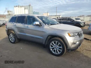 2017 Jeep Grand Cherokee Limited with VIN 1C4RJFBG8HC914248, listed as a Copart auction lot 82852044 with 83,143 mi miles and Salvage Title. Bid and sale history available at carsss.com. Image 4.