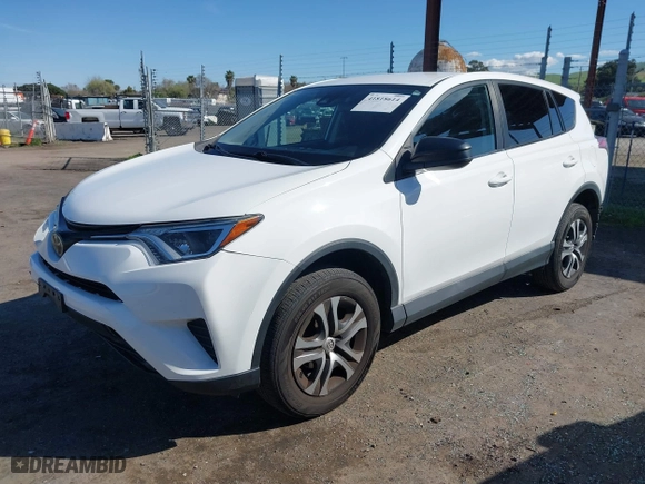 2018 Toyota RAV4 LE with VIN 2T3ZFREV8JW467744, listed as a IAAI auction lot 41818614 with 95,609 mi miles. Bid and sale history available at carsss.com. Image 2.