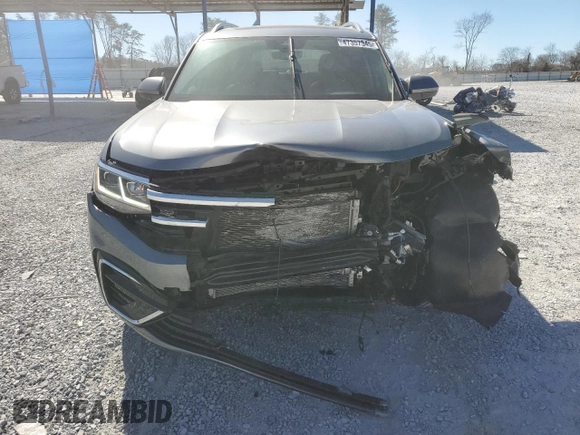 2022 Volkswagen Atlas SEL Premium R-Line with VIN 1V2FR2CA1NC501595, listed as a Copart auction lot 47357345 with 47,354 mi miles and Salvage title. Bid and sale history available at DreamBid. Image 5.