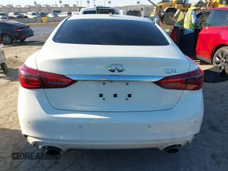 2021 Infiniti Q50 3.0t LUXE with VIN JN1EV7BP1MM706731, listed as a IAAI auction lot 41759557 with 30,907 mi miles. Bid and sale history available at carsss.com. Image 16.