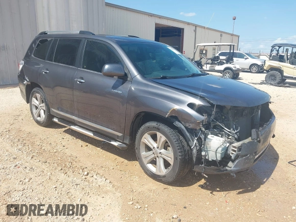 2012 Toyota Highlander Limited with VIN 5TDYK3EH5CS087389, listed as a IAAI auction lot 42104535 with 182,372 mi miles and . Bid and sale history available at DreamBid. Image 1.