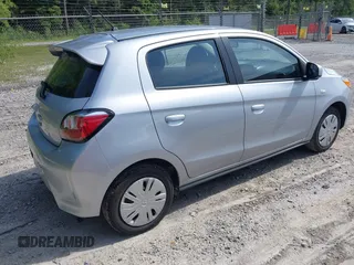 2024 Mitsubishi Mirage ES z VIN ML32AUHJ4RH020439, wystawiony jako IAAI lot #42338478 z przebiegiem 21 183 mil mil oraz . Historia ofert i sprzedaży dostępna na DreamBid. Obrazek 4.