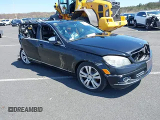 2008 Mercedes-Benz C-Class 3.0L Sport with VIN WDDGF81X48F076245, listed as a IAAI auction lot 41252516 with 1 mi miles. Bid and sale history available at carsss.com. Image 1.