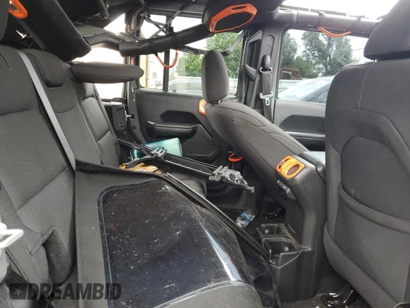 2019 Jeep Wrangler Unlimited Sport S with VIN 1C4HJXDG4KW621287, listed as a Copart auction lot 63123175 with 86,412 mi miles and Salvage title. Bid and sale history available at DreamBid. Image 11.