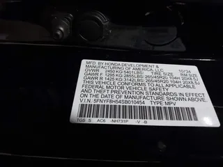 2025 Honda Passport EX-L z VIN 5FNYF8H54SB010454, wystawiony jako IAAI lot #41569333 z przebiegiem 4592 mil mil oraz . Historia ofert i sprzedaży dostępna na DreamBid. Obrazek 9.