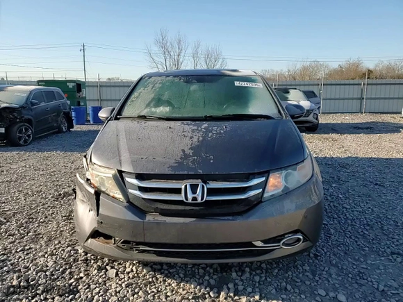 2014 Honda Odyssey Touring with VIN 5FNRL5H90EB049691, listed as a Copart auction lot 42242035 with 145,970 mi miles and Salvage Title. Bid and sale history available at carsss.com. Image 11.