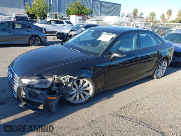 2017 Audi A4 Premium with VIN WAUGNAF43HN003244, listed as a IAAI auction lot 41278459 with 47,036 mi miles. Bid and sale history available at carsss.com. Image 2.