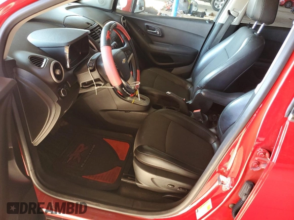 2016 Chevrolet Trax LT with VIN KL7CJPSB0GB655112, listed as a Copart auction lot 53492545 with 165,605 mi miles and Salvage Title. Bid and sale history available at carsss.com. Image 7.