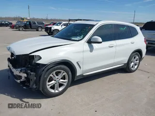 2020 BMW X3 sDrive30i with VIN 5UXTY3C00LLU71540, listed as a IAAI auction lot 41718918 with 91,501 mi miles. Bid and sale history available at carsss.com. Image 17.