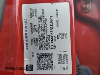 2024 GMC Canyon 4WD AT4 z VIN 1GTP6DEK8R1110641, wystawiony jako Copart lot #44864765 z przebiegiem 15 319 mil mil oraz Szkoda całkowita • Salvage title. Historia ofert i sprzedaży dostępna na DreamBid. Obrazek 13.