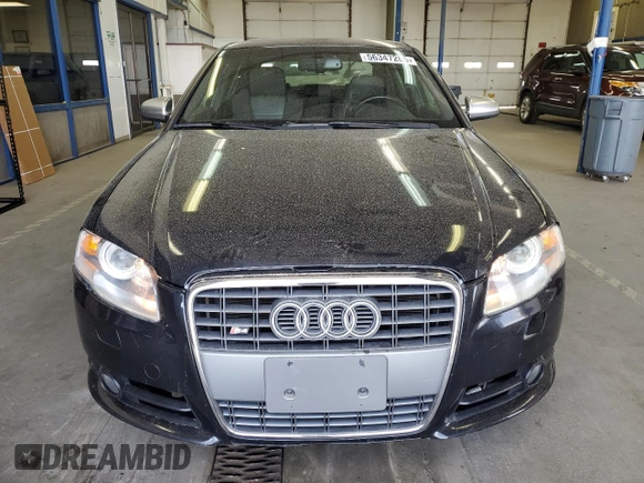 2008 Audi S4 z VIN WAUGL78E18A162303, wystawiony jako Copart lot #56347265 z przebiegiem 56 011 mil mil oraz Szkoda całkowita • Salvage title. Historia ofert i sprzedaży dostępna na DreamBid. Obrazek 5.