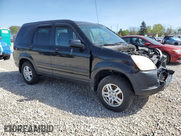 2003 Honda CR-V EX with VIN SHSRD78873U145453, listed as a Copart auction lot 54498455 with 196,176 mi miles and Salvage Title. Bid and sale history available at carsss.com. Image 4.