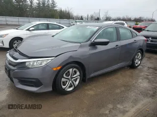 2016 Honda Civic Sedan LX with VIN 2HGFC2F59GH039001, listed as a Copart auction lot 52540465 with 289,943 mi miles and Salvage Title. Bid and sale history available at carsss.com. Image 1.
