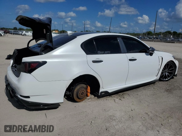 2016 Lexus GS F z VIN JTHBP1BL3GA000160, wystawiony jako Copart lot #61069335 z przebiegiem 82 341 mil mil oraz Szkoda całkowita • Salvage title. Historia ofert i sprzedaży dostępna na DreamBid. Obrazek 3.