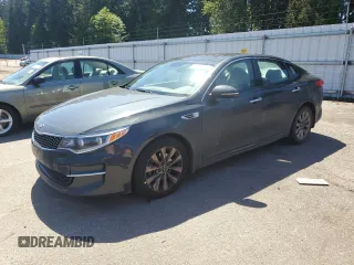 2016 Kia Optima EX with VIN 5XXGU4L35GG004327, listed as a Copart auction lot 54402855 with 92,659 mi miles and Salvage Title. Bid and sale history available at carsss.com. Image 1.