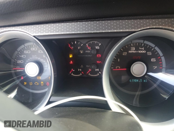 2010 Ford Mustang GT500 with VIN 1ZVBP8JS3A5156425, listed as a Copart auction lot 77348134 with 61,984 mi miles and Salvage title. Bid and sale history available at DreamBid. Image 9.