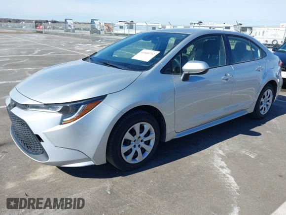 2022 Toyota Corolla LE with VIN JTDEPMAE5NJ221114, listed as a IAAI auction lot 41660732 with 48,662 mi miles and . Bid and sale history available at carsss.com. Image 17.