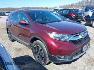 2018 Honda CR-V Touring with VIN 7FARW2H92JE097407, listed as a IAAI auction lot 41850708 with 117,201 mi miles. Bid and sale history available at carsss.com. Image 1.