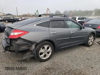 2010 Honda Accord Crosstour EX-L with VIN 5J6TF2H53AL001483, listed as a Copart auction lot 71055124 with 97,747 mi miles and Salvage Title. Bid and sale history available at carsss.com. Image 3.