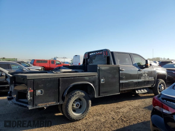 2017 Chevrolet Silverado 3500HD Work Truck with VIN 1GB4KYCY9HF198070, listed as a Copart auction lot 77012994 with 110,332 mi miles and Salvage Title. Bid and sale history available at carsss.com. Image 3.