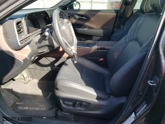 2023 Toyota Crown XLE with VIN JTDAAAAF4P3011120, listed as a Copart auction lot 67395274 with 26,798 mi miles and Salvage Title. Bid and sale history available at carsss.com. Image 7.