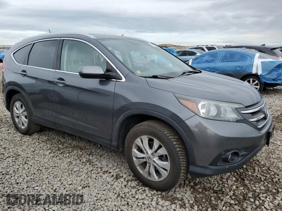 2013 Honda CR-V EX-L with VIN 2HKRM4H76DH618694, listed as a Copart auction lot 49102195 with 105,091 mi miles and Salvage Title. Bid and sale history available at carsss.com. Image 4.