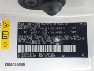 2016 Lexus RX 350 z VIN 2T2BZMCAXGC014817, wystawiony jako IAAI lot #42077588 z przebiegiem 91 035 mil mil oraz . Historia ofert i sprzedaży dostępna na DreamBid. Obrazek 9.