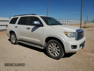 2014 Toyota Sequoia Platinum with VIN 5TDDW5G18ES109385, listed as a Copart auction lot 53678145 with 193,431 mi miles and Clean Title. Bid and sale history available at carsss.com. Image 4.