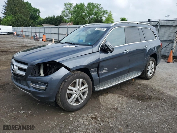 2016 Mercedes-Benz GL with VIN 4JGDF6EEXGA669982, listed as a Copart auction lot 53414664 with 123,580 mi miles. Bid and sale history available at carsss.com. Image 1.