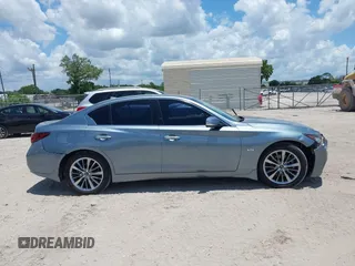 2018 Infiniti Q50 3.0t LUXE with VIN JN1EV7AP1JM361018, listed as a IAAI auction lot 39463706 with 45,648 mi miles. Bid and sale history available at carsss.com. Image 13.