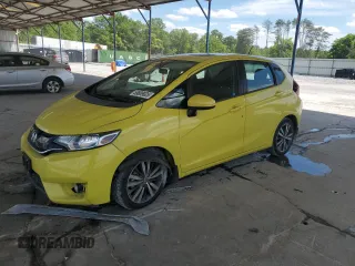 2015 Honda Fit EX-L z VIN 3HGGK5H8XFM765160, wystawiony jako Copart lot #55809025 z przebiegiem 77 631 mil mil oraz Szkoda całkowita • Salvage title. Historia ofert i sprzedaży dostępna na DreamBid. Obrazek 1.