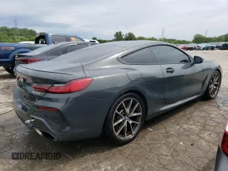 2019 BMW 8 Series M850i xDrive with VIN WBABC4C51KBU96543, listed as a Copart auction lot 61284654 with 39,966 mi miles and Salvage Title. Bid and sale history available at carsss.com. Image 3.
