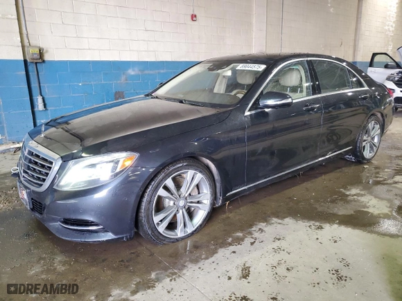 2014 Mercedes-Benz S-Class S 550 with VIN WDDUG8FB4EA043252, listed as a Copart auction lot 89044575 with 90,281 mi miles and Clean Title. Bid and sale history available at carsss.com. Image 1.