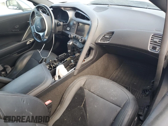 2017 Chevrolet Corvette Z51 2LT with VIN 1G1YK3D78H5111117, listed as a Copart auction lot 83783744 with 0 mi miles and Salvage Title. Bid and sale history available at carsss.com. Image 8.