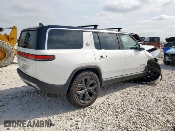 2023 Rivian R1S Adventure z VIN 7PDSGABA4PN026056, wystawiony jako Copart lot #56892495 z przebiegiem Nie podano mil oraz Szkoda całkowita • Salvage title. Historia ofert i sprzedaży dostępna na DreamBid. Obrazek 3.