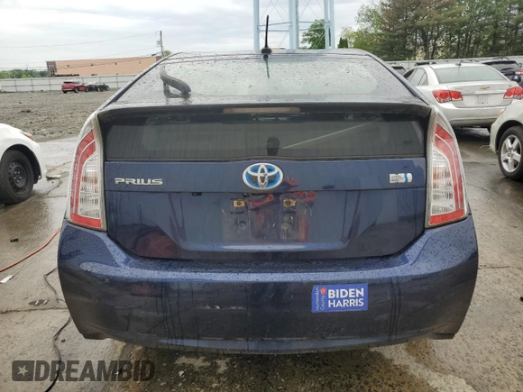 2014 Toyota Prius Four with VIN JTDKN3DU5E1742792, listed as a Copart auction lot 55859915 with 82,115 mi miles and Clean Title. Bid and sale history available at DreamBid. Image 6.