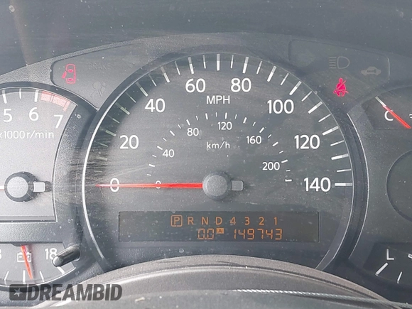 2004 Nissan Titan SE with VIN 1N6AA06A84N532698, listed as a IAAI auction lot 41736557 with 149,743 mi miles. Bid and sale history available at carsss.com. Image 7.