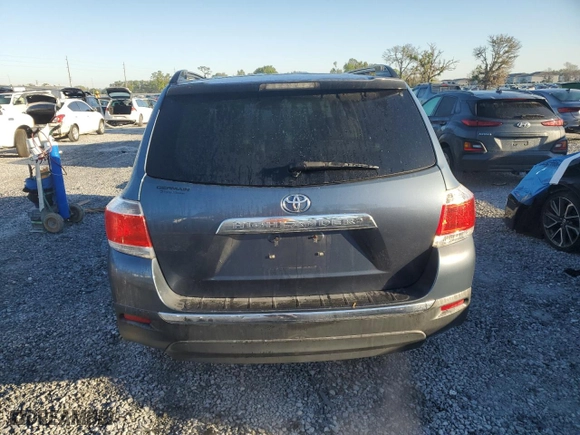 2013 Toyota Highlander with VIN 5TDZK3EH9DS123364, listed as a Copart auction lot 48596855 with 151,051 mi miles and Salvage Title. Bid and sale history available at carsss.com. Image 6.
